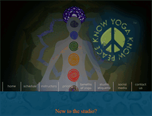 Tablet Screenshot of knowyogaknowpeace.org